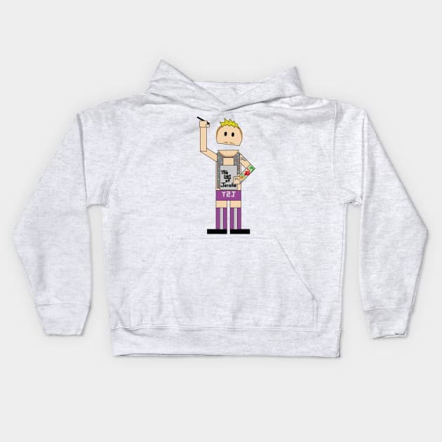 You Just Made The List Guy! Kids Hoodie by hbndesigns